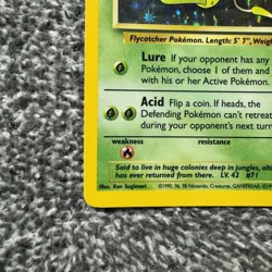 VINTAGE Victreebel TCG 14/64 Pokemon Jungle Holo Rare NM - Image 3