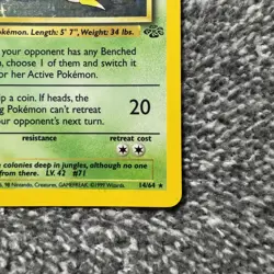 VINTAGE Victreebel TCG 14/64 Pokemon Jungle Holo Rare NM - Image 5