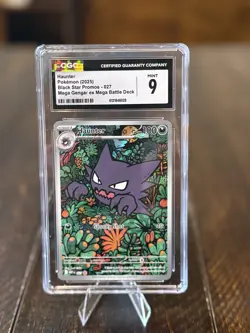 Pokemon Haunter Illustration Rare Holo 027 Mega Evolution Stage 1 100 HP 40 - Image 1