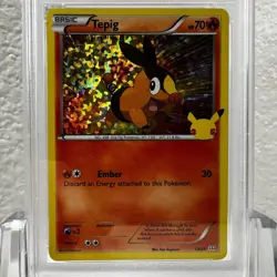 2021 POKEMON MCDONALD'S COLLECTION #13/25 TEPIG HOLO - PSA 10 GEM MINT - Image 3