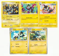 5x Luxio Pop Series Lot 8/17 050/172 041/159 070/193 067/167 - Pokemon (NM/LP) - Image 1