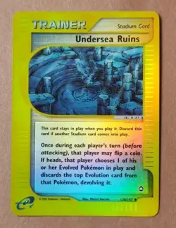 Pokemon Aquapolis Set Uncommon Reverse-Holo "Undersea Ruins" 138/147 (English) - Image 1