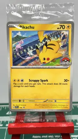 Pokemon TCG Pikachu 2024 World Championships SVP EN 190 Promo Exclusive Sealed - Image 1