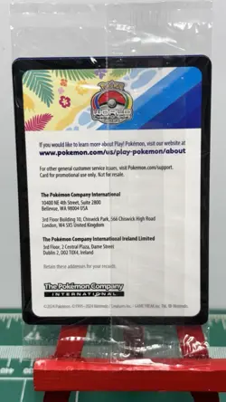 Pokemon TCG Pikachu 2024 World Championships SVP EN 190 Promo Exclusive Sealed - Image 2