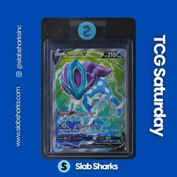 2021 POKEMON SWORD & SHIELD EVOLVING SKIES #173/203 SUICUNE V ULTRA RARE - Image 1