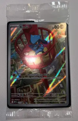 Pokemon TCG Riolu 010 ETB Promo Mega Evolutions Sealed - Image 1