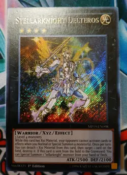 YUGIOH Stellarknight Delteros MP15-EN098 1ST ED NM SECRET - Image 1