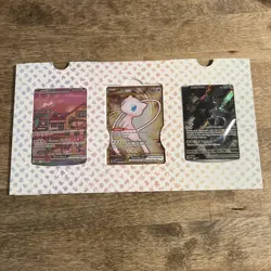 Pokemon TCG 151 UPC Promo Set Mew 053, Mewtwo 052, Metal Mew 205 New Sealed - Image 1