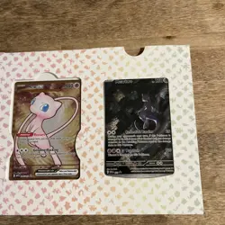 Pokemon TCG 151 UPC Promo Set Mew 053, Mewtwo 052, Metal Mew 205 New Sealed - Image 3