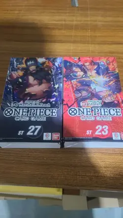 One Piece Starter Deck 2 Decks ST 23 27 Two total starter Decks Sealed - Image 1