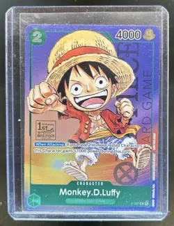 2023 One Piece 1st Anniversary Tournament Monkey D Luffy Promo #P-037 - Image 1