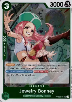 Jewelry Bonney - R Premium Booster -The Best- Vol. 2 PRB02-004 One Piece TCG - Image 1