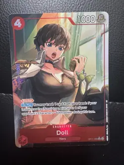 One Piece TCG Doll (Alternate Art) OP11-008 A Fist of Divine Speed Foil 💎💎💎 - Image 1