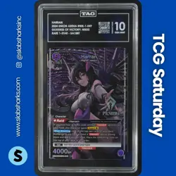 2024 UNION ARENA #UE18BT/NIK-1-049 HARRAN GODDESS OF VICTORY: NIKKE RARE TAG 10 - Image 1