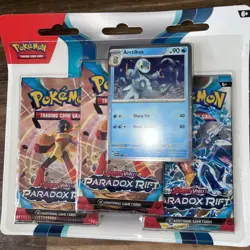 Pokemon TCG: Paradox Rift 3 Pack Blister - Arctibax - Scarlet And Violet - Image 1