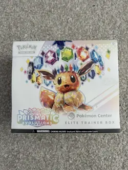 Pokemon Prismatic Evolutions Pokemon Center Elite Trainer Box ETB Sealed IN HAND - Image 1