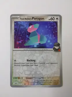 Team Rocket's Porygon 153/182 Reverse Holo NM | Pokemon Destined Rivals - Image 1