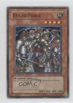 Exiled Force 1st Ed. YuGiOh Warriors' Strike Structure Deck #SDWS-EN008 2009 - Image 1