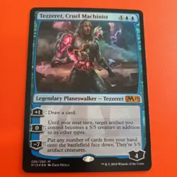 Tezzeret, Cruel Machinist (Foil) MTG [Core Set 2019] - Image 1