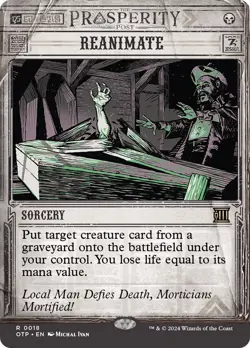 🧙Reanimate R 0018 OTP Outlaws Of Thunder Junction MTG - Image 1