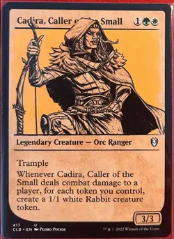MTG Cadira, Caller of the Small Comm Legends Battle for Baldurs Gate Showcase NM - Image 1