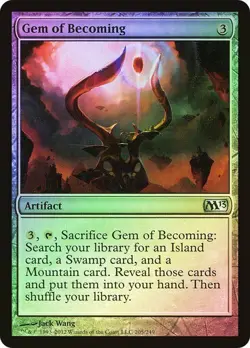 MTG - Gem of Becoming - Foil - M13 - Magic the Gathering - Image 1