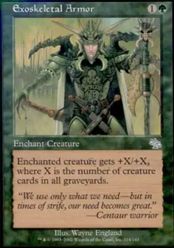 Exoskeletal Armor - Medium Play MTG Judgment - Image 1