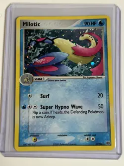 Pokemon TCG Milotic EX Emerald Holo Rare Card 8/106 - Image 1