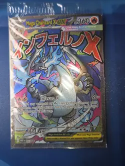 Mega Charizard X ex 023 Holo Mega Evolution Promo Pokemon Card sealed - Image 5