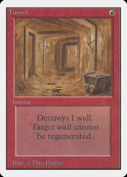 Tunnel Unlimited NM Red Uncommon MAGIC THE GATHERING MTG CARD ABUGames - Image 1