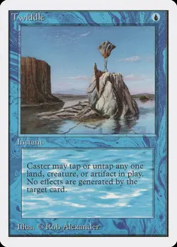 Twiddle Unlimited NM Blue Common MAGIC THE GATHERING MTG CARD ABUGames - Image 1