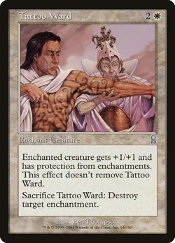 MTG Odyssey --- TATTOO WARD --- Uncommon! NM! Magic the Gathering! - Image 3