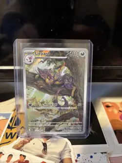 Pokemon TCG SV White Flare Liepard Illustration Card 137/086 NM/M Condition - Image 1