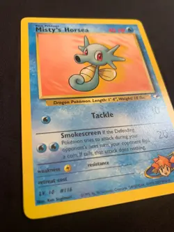 MISTY'S HORSEA - 086/132 - GYM HEROES - POKEMON CARD - LP - Image 2