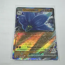 Glimmora EX Holo Card 123/197 Pokemon TCG Obsidian Flames Double Rare - Image 1
