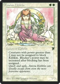 Amrou Kithkin Legends NM White Common MAGIC THE GATHERING MTG CARD ABUGames - Image 1