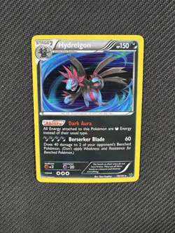 LP Holo Hydreigon 79/101 Noble Victories Reverse Holo Rare 2011 Pokemon Card - Image 4