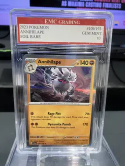 ANNIHILAPE 2023 HOLO FOIL #109/193 Pokemon RARE Card GRADED 10 MINT - Image 1