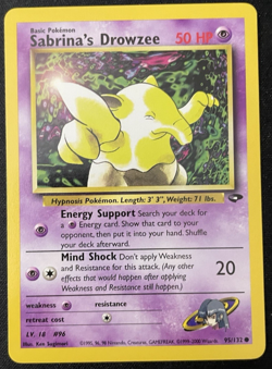 Sabrina's Drowzee Gym Challenge - NM/LP - Vintage WOTC Pokemon Card - Image 1