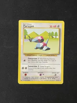 Porygon Base Set - Near Mint - Vintage WOTC Pokemon Card - Image 2
