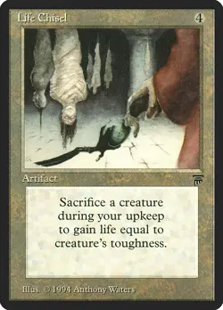 Life Chisel Legends PLD Artifact Uncommon MAGIC THE GATHERING CARD ABUGames - Image 1