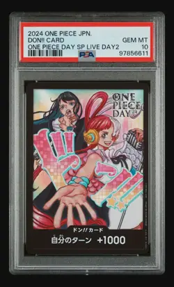 PSA 10 One Piece DON Card Uta & Ado Promo ONE PIECE DAY 24 Day 2 Japanese - Image 1