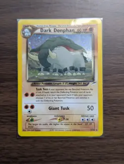Dark Donphan Neo Destiny Holo Card 3/105 Unlimited Edition - Image 1
