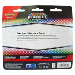 Pokemon NEW Prismatic Evolutions Two Pack Booster Foil Eevee Expansion Card Game - Image 2