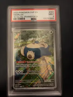 Snorlax 051 PSA 9 Sv: Scarlet & Violet Promo Cards Holo - Image 3