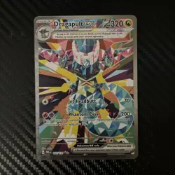 LP Pokemon Prismatic Evolutions Dragapult EX 165/131 Special Illustration Rare - Image 1