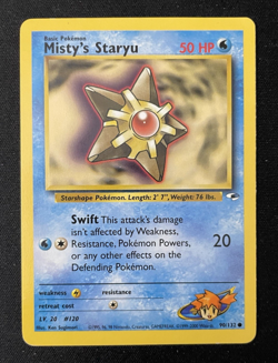 Misty's Staryu 90/132 - Light Play - Gym Heroes 2000 Vintage WOTC Pokemon Card - Image 2