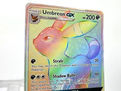 Umbreon GX (Rainbow Secret Rare) - 154/149 - Sun & Moon Pokemon TCG Trading Card - Image 2