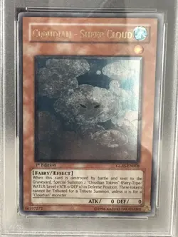 PSA 8 Yu-Gi-Oh Card GLAS-EN008 -CLOUDIAN SHEEP CLOUD (ULTIMATE) NM 1ST ED - Image 2