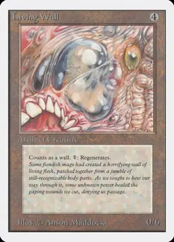 Living Wall Unlimited PLD Artifact Uncommon MAGIC THE GATHERING CARD ABUGames - Image 1